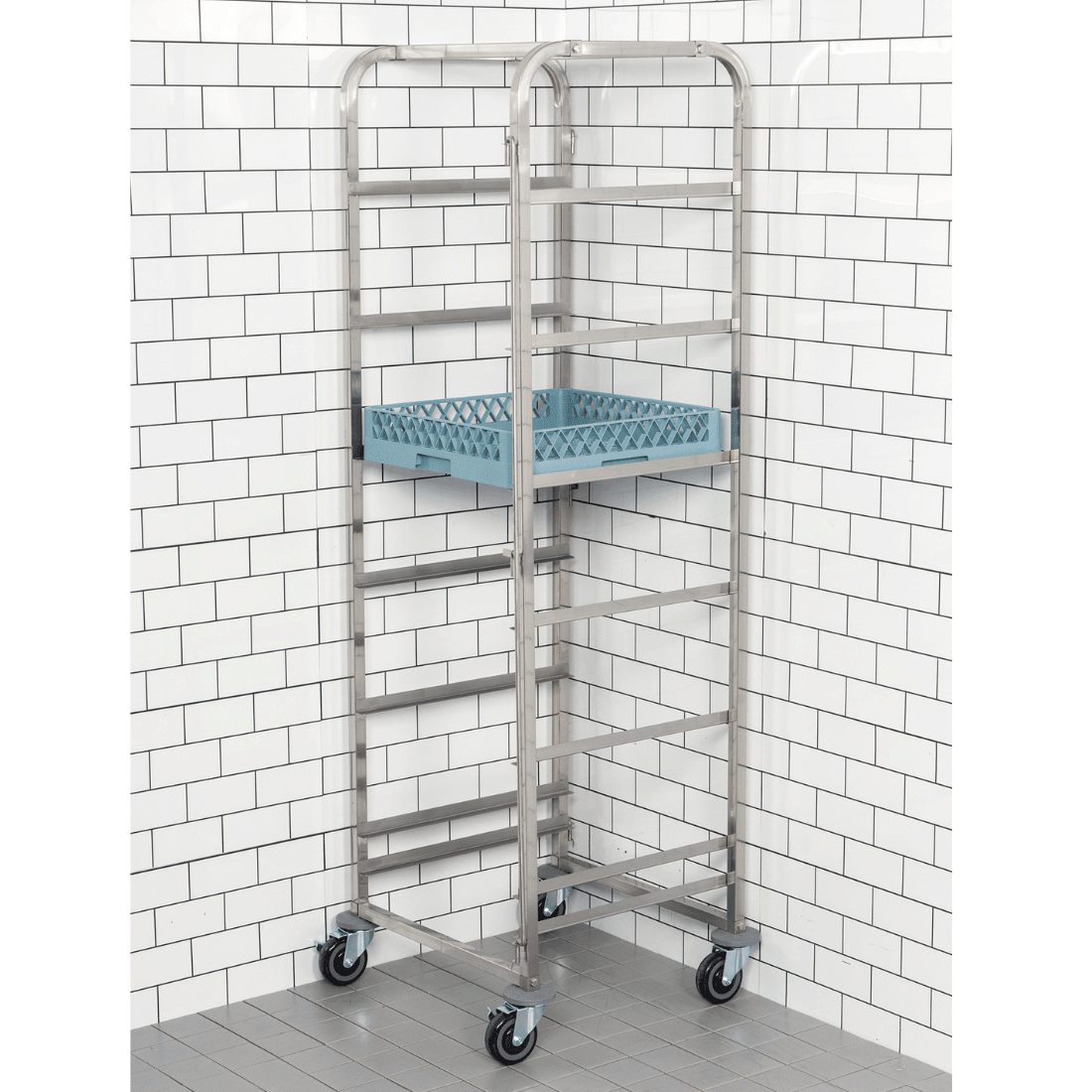 Modular System Dishwasher Basket Trolley 6 Tray 404092 - Whisk Hospitality - 404092