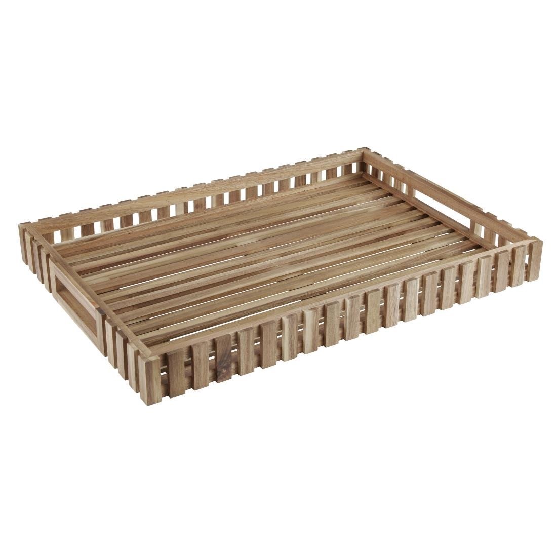 Olympia Acacia Storage Box - 510x356x50mm DP881 - Whisk Hospitality - DP881