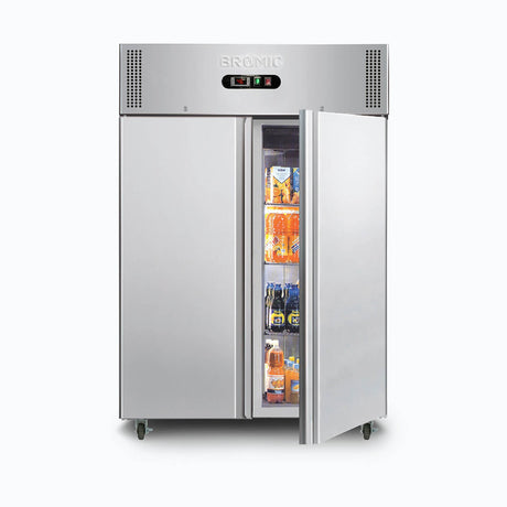 Bromic Upright Freezer - 1300L - 2 Doors - Stainless Steel UF1300SDF - NR - 1 - Whisk Hospitality - UF1300SDF-NR-1
