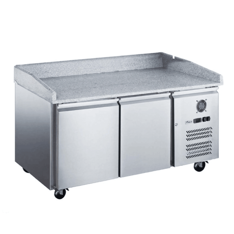 FED - X Two Door Standard Saladette On Castors - XPZ2600TN - Whisk Hospitality - XPZ2600TN