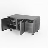 AG Two Door Commercial Worktop / Under Bench Fridge 800mm Depth PAX2100TN - Whisk Hospitality - PAX2100TN