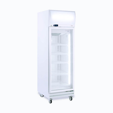 Bromic Upright Display Freezer - 444L - 1 Door - Flat Glass - Lightbox - Whisk Hospitality - UF0500LF