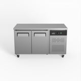 AG Two Door Commercial Worktop / Under Bench Fridge 700mm Depth GNX2100TN - Whisk Hospitality - GNX2100TN