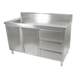 SC - 6 - 1500L - H Cabinet with Left Sink - Whisk Hospitality - SC-6-1500L-H