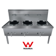Gasmax Stainless Steel Waterless LPG Gas Triple Wok - WW - 3L - Whisk Hospitality - WW-3L