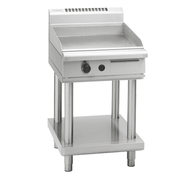 Waldorf 800 Series Gpl8600G Ls 600Mm Gas Griddle Low Back Version Leg Stand - Whisk Hospitality - GPL8600G-LS