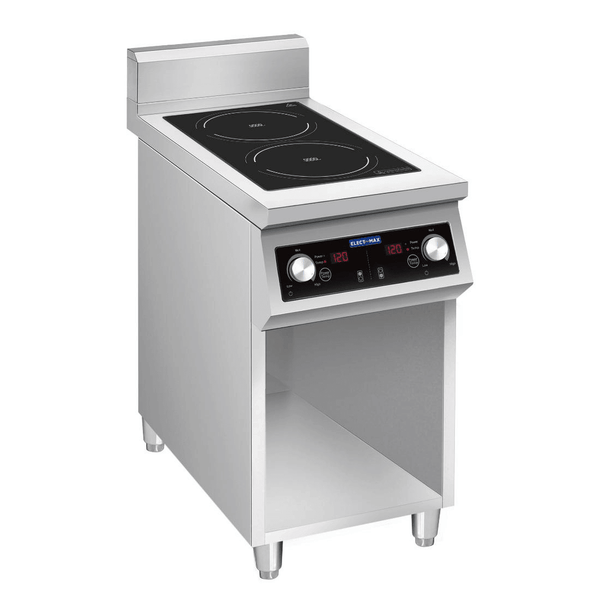 ElectMax 900 Series Induction 2 Burner Cooker with Splashback EIC9 - 400P - Whisk Hospitality - EIC9-400P
