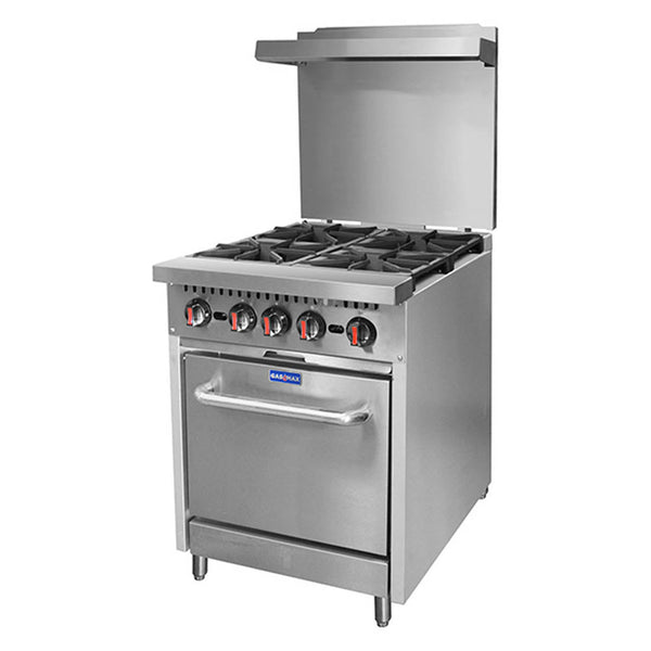 Gasmax 4 LPG Gas Burners with Oven Flame Failure S24(T)PLPG - Whisk Hospitality - S24(T)PLPG