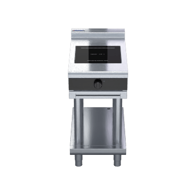 Waldorf Bold Inlb8100R5 Ls 450Mm Electric Induction Cooktop Low Back Version Leg Stand - Whisk Hospitality - INLB8100R5-LS