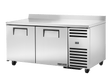 True Refrigeration Deep Worktop Counter Refrigerator 2 Solid Swing Doors - TWT - 67 - HC - Whisk Hospitality - TWT-67-HC