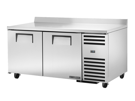 True Refrigeration Deep Worktop Counter Refrigerator 2 Solid Swing Doors - TWT - 67 - HC - Whisk Hospitality - TWT-67-HC