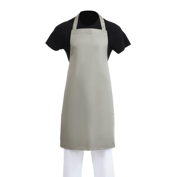 Whites Bib Apron Polycotton Olive B427 - Whisk Hospitality - B427