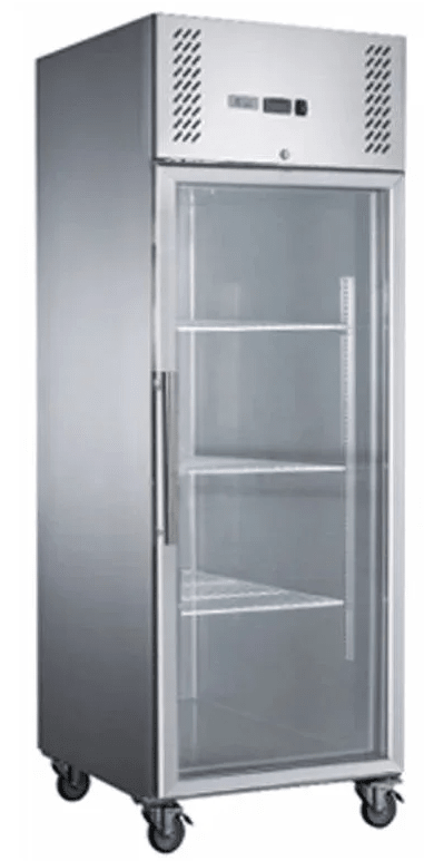 FED-X XURC600G1V Upright Glass Door Fridge - Whisk Hospitality - 3PA-7688-FED-XURC600G1V