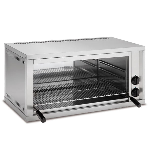 BARON Fixed Height Electric Salamander Grill With 600 x 350 mm Cooking Surface - Whisk Hospitality - SEF2/2
