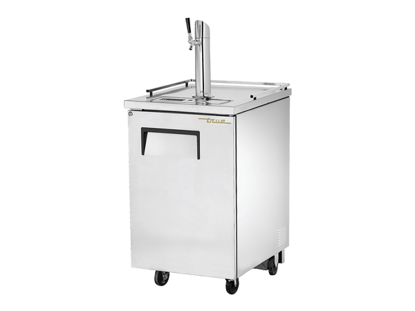 True Refrigeration Solid Swing Door Stainless Steel Direct Draw Beer Dispenser - TDD - 1 - S - Whisk Hospitality - TDD-1-S