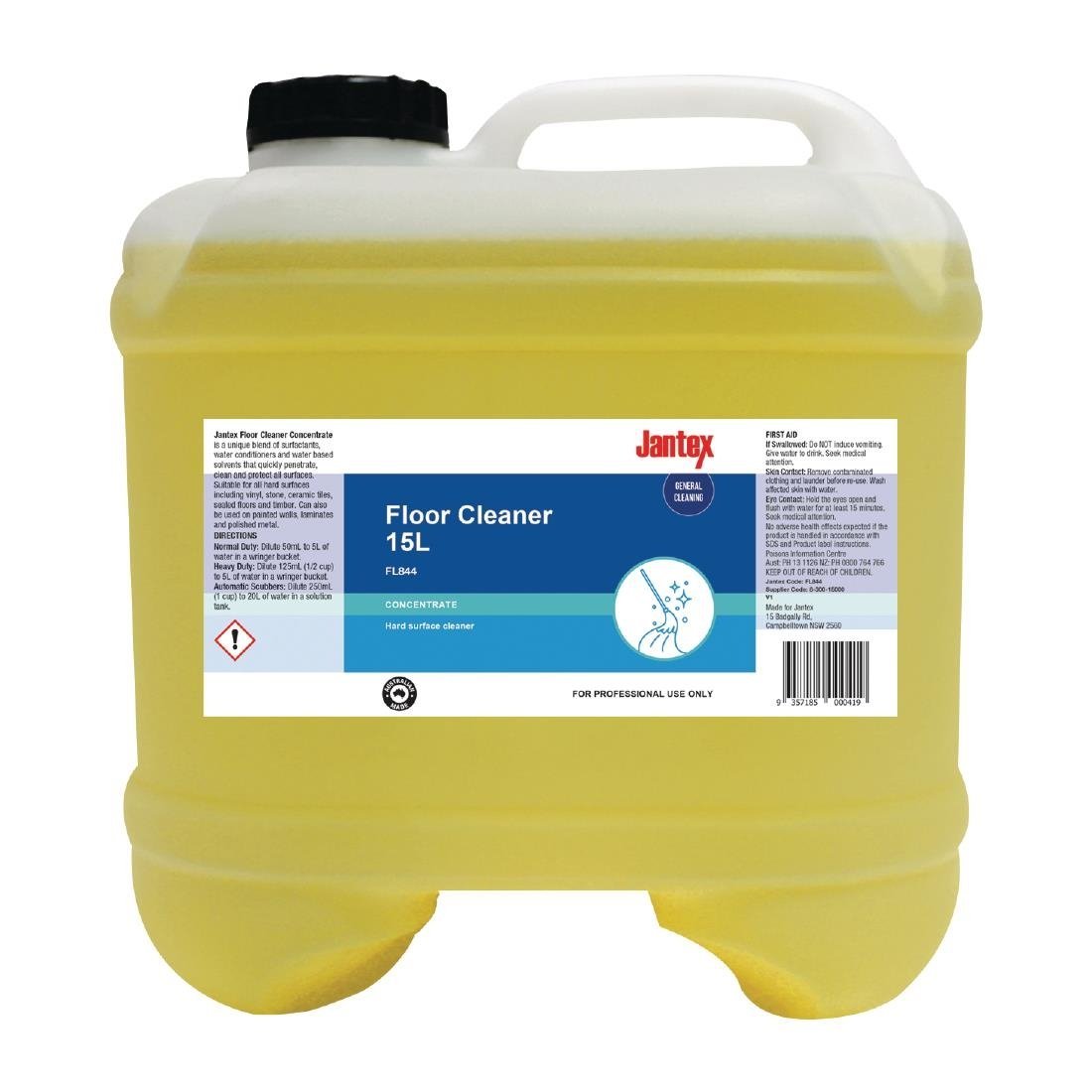 Jantex Floor Cleaner Concentrate - 15Ltr FL844 - Whisk Hospitality - FL844