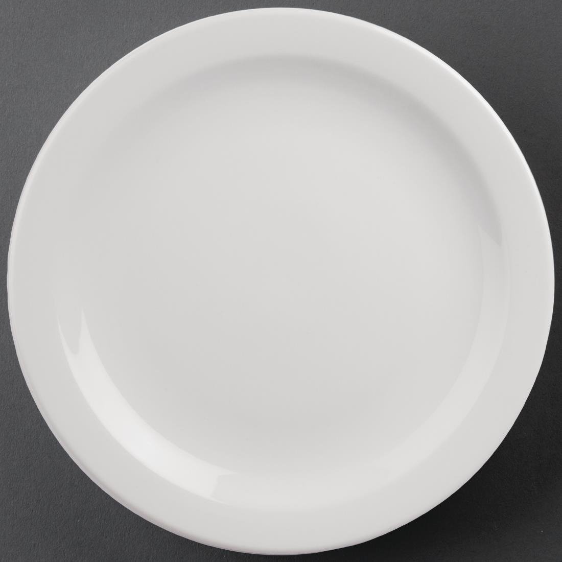 Olympia Athena Narrow Rimmed Plate - 284mm (Box 6) CF365 - Whisk Hospitality - CF365