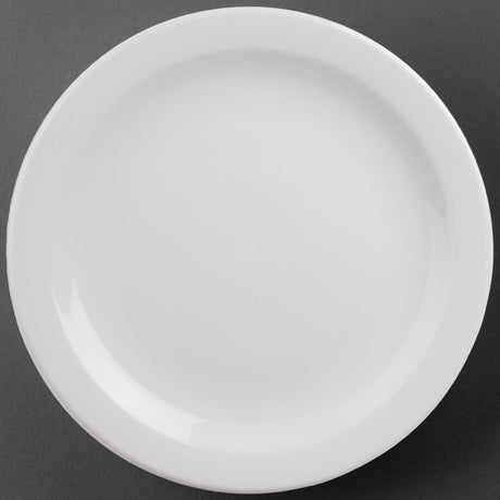 Olympia Athena Narrow Rimmed Plate - 284mm (Box 6) CF365 - Whisk Hospitality - CF365