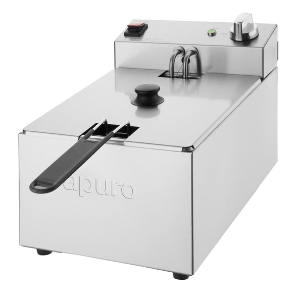 Apuro Single Fryer - 5Ltr - 2.8kW CU617 - A - Whisk Hospitality - CU617-A