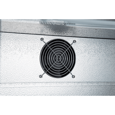 Thermaster Under Bench three Heated Glass Doors Bar Cooler with heater switch - LG - 330TD - Whisk Hospitality - LG-330TD