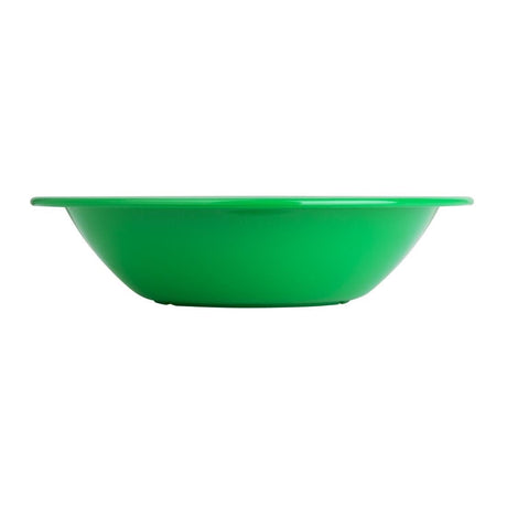 Olympia Kristallon Polycarbonate Bowl Green - 400ml 14oz 6 3/4" (Box 12) CB772 - Whisk Hospitality - CB772