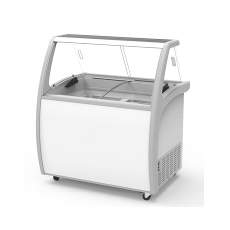 Exquisite Ice Cream Display with Glass Canopy - SD325S2 - Whisk Hospitality - SD325S2