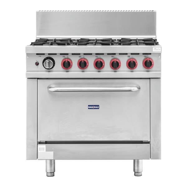 Gasmax 6 Burner With Oven Flame Failure GBS6TSLPG - Whisk Hospitality - GBS6TSLPG