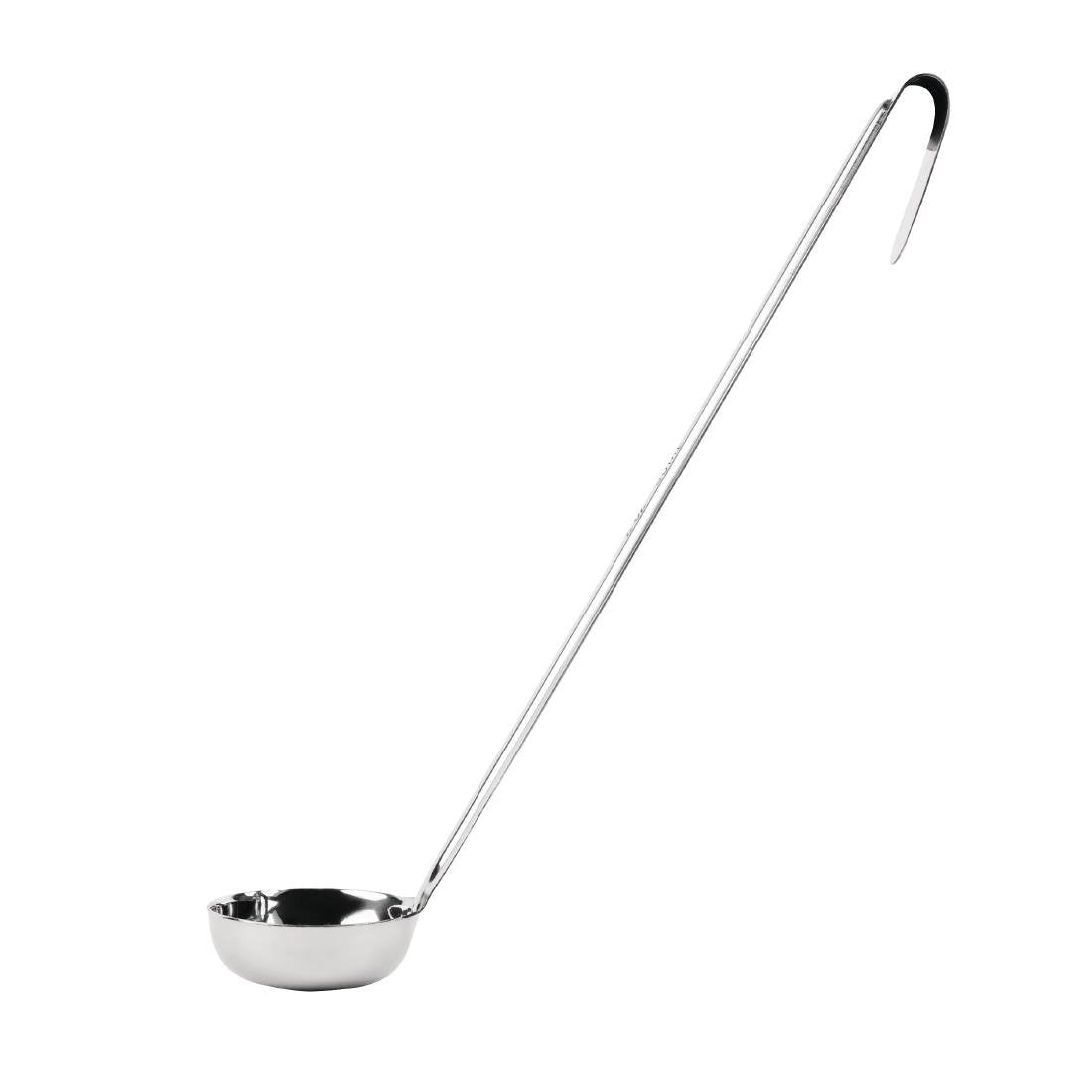 Vogue Flat Bottom Ladle St/St - 60ml GG003 - Whisk Hospitality - GG003