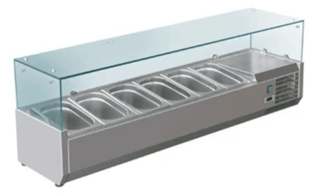 FED-X XVRX1500/380 Countertop Salad Fridge - Whisk Hospitality - 3PA-7688-FED-XVRX1500/380