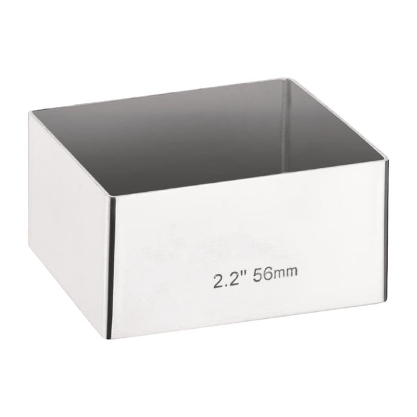 Mini Mould Square St/St E063 - Whisk Hospitality - E063