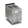 BARON 10+10L Split Pot Gas Deep Fryer With Piezo Ignition - Whisk Hospitality - Q70FRI/G610
