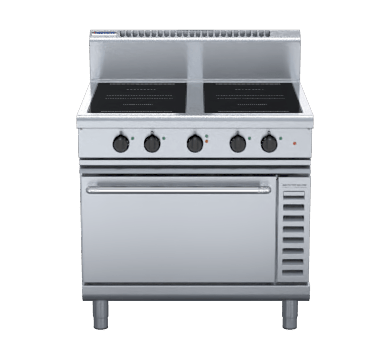 Waldorf 800 Series In8410Ecr5 900Mm Induction Range Convection Oven - Whisk Hospitality - IN8410ECR5