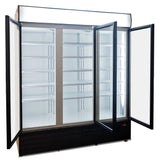 AG 1500L Triple Door Upright Display Fridge - Glass Door CU1500TNG - Whisk Hospitality - CU1500TNG