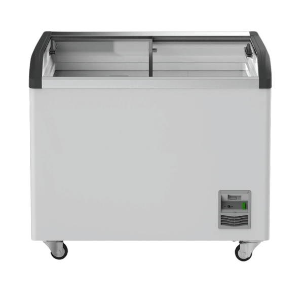 Thermaster Heavy Duty Supermarket Glass Sliding Lid Freezers 306L - SD - 306K - Whisk Hospitality - SD-306K