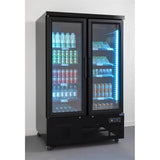Polar G - Series Multideck Fridge with Double Doors GP485 - A - Whisk Hospitality - GP485-A