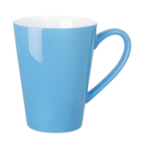 Olympia Cafe Latte Cup Blue - 340ml (Box 12) HC408 - Whisk Hospitality - HC408