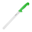Hygiplas Slicer Serrated Green - 250mm 10" FX121 - Whisk Hospitality - FX121