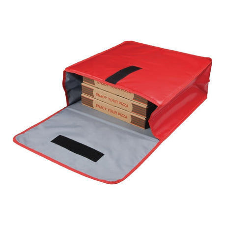 Vogue Insulated Pizza Delivery Bag Vinyl - 190x460x450mm 7 1/2x18x17 3/4" S482 - Whisk Hospitality - S482