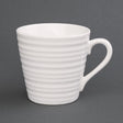 Olympia Cafe Mug White Ripple - 340ml (Box 6) DH633 - Whisk Hospitality - DH633