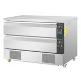 Polar U - Series Double Drawer Counter Fridge Freezer 6xGN DA997 - A - Whisk Hospitality - DA997-A