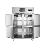 SUF1000 TROPICAL Thermaster 4 x Half door SS Freezer - Whisk Hospitality - SUF1000