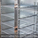 AG 1300 Litre Upright Double Stainless Steel Door Freezer GNX1400BT - Whisk Hospitality - GNX1400BT