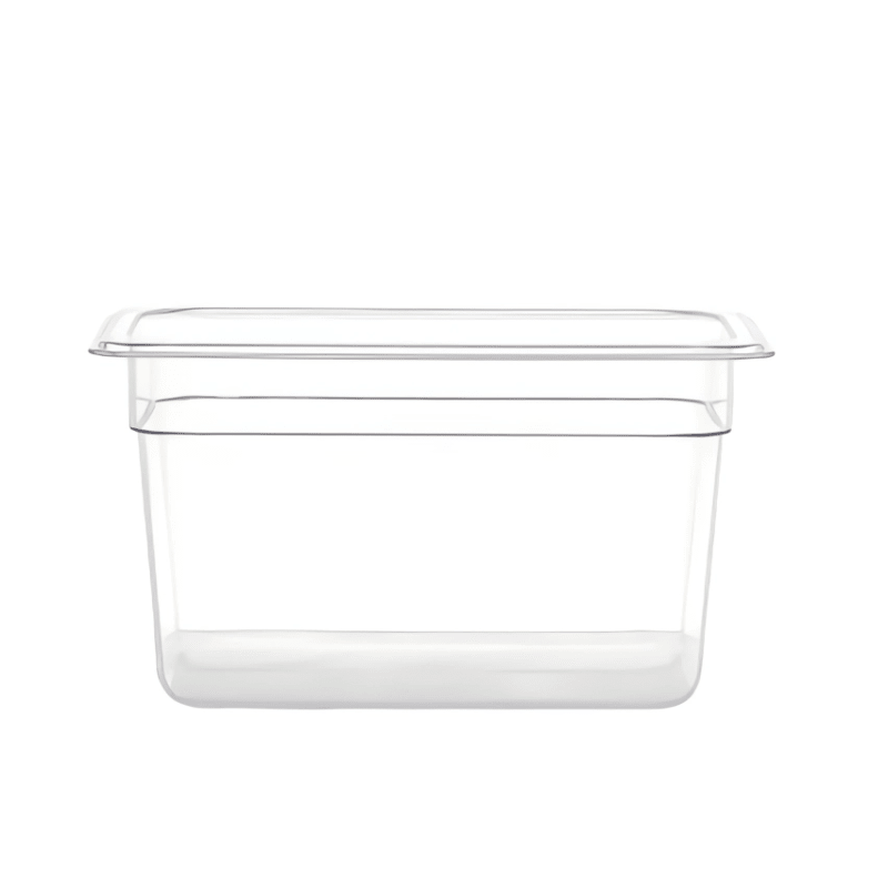 Gastronorme Pan - PolyCarbonate - 1/4 - Clear / 150mm - Whisk Hospitality - 400661