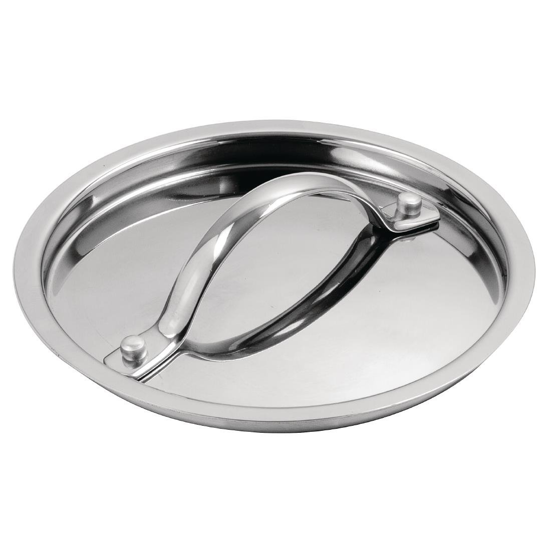 Vogue Lid St/St - 140mm 5 1/2" Y422 - Whisk Hospitality - Y422