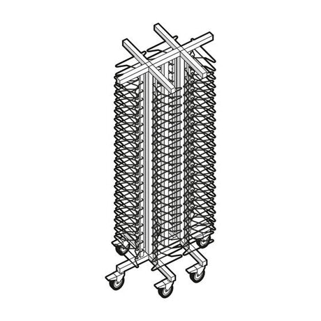 MODULINE Roll In/Out Trolley 126(Ø180 - 310) - Whisk Hospitality - ACPP126