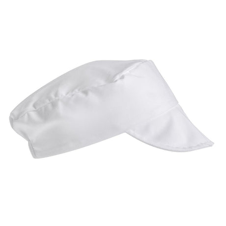 Whites Bakers Cap White - One Size A212 - Whisk Hospitality - A212