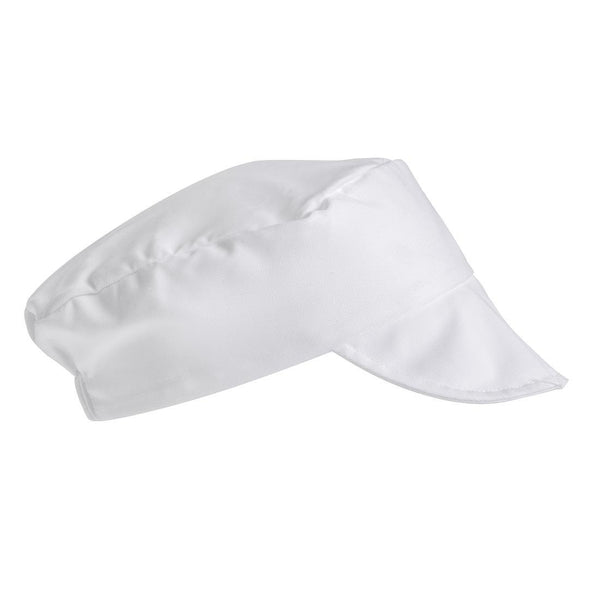 Whites Bakers Cap White - One Size A212 - Whisk Hospitality - A212