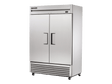 True Refrigeration Upright Foodservice Freezer 2 Full Solid Swing Doors - T - 49F - HC - Whisk Hospitality - T-49F-HC