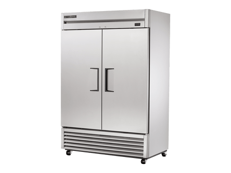 True Refrigeration Upright Foodservice Freezer 2 Full Solid Swing Doors - T - 49F - HC - Whisk Hospitality - T-49F-HC