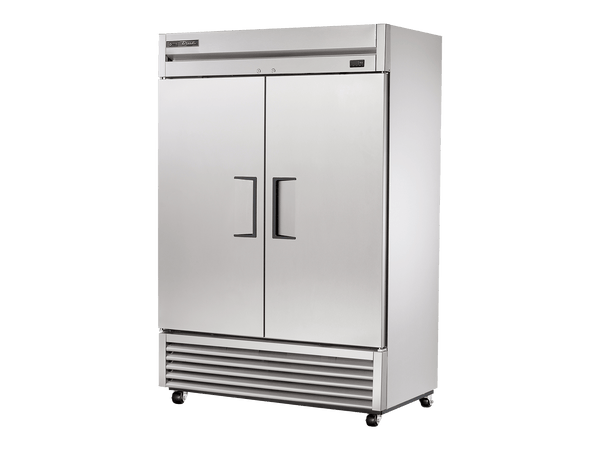 True Refrigeration Upright Foodservice Freezer 2 Full Solid Swing Doors - T - 49F - HC - Whisk Hospitality - T-49F-HC